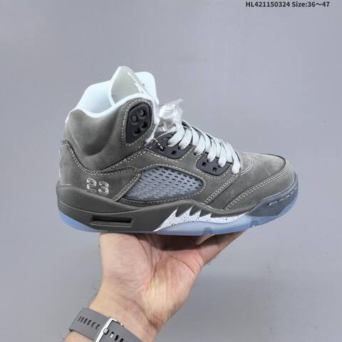 Air Jordan 5 Retro Wolf Grey Replica AIR JORDAN 5 Aj5 5 TP Lifestyle (BS-66445)