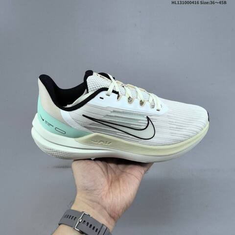 Nike Air Zoom Winflo 9 White Purple Yellow Black EU 36-39 Running Shoe - Women's (BS-60707)