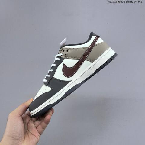 Nike Dunk SB Low White Dark Grey Brown Taupe Black EU 36-46 Skate Shoe - Unisex (BS-61000)