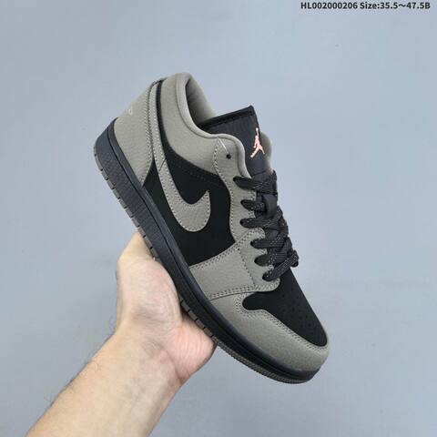 Air Jordan 1 Low Olive Grey AIR JORDAN 1 Aj1 1 Jordan Brand Lifestyle (BS-66680)