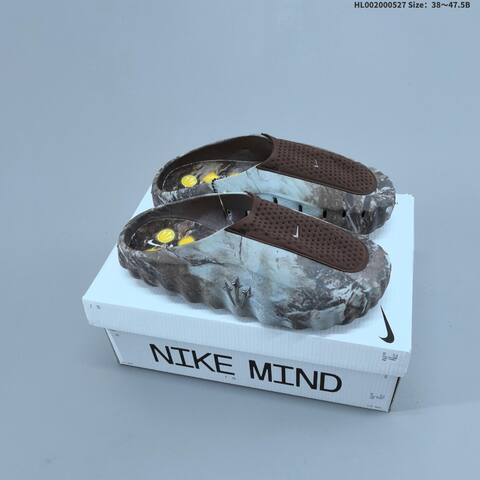 Nike Nocta Mind 001 Brown Grey White Marble EU 38-47 5 Slides - Unisex (BS-60102)