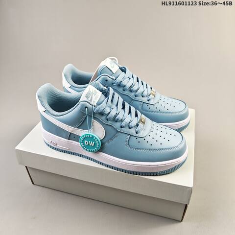 Nike Air Force 1 Low Light Blue White EU 36-45 Sneaker - Unisex (BS-63197)