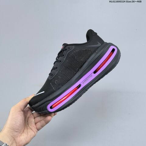 Nike Vomero Premium ReactX Air Zoom Black Purple Red White EU 36-46 Running Shoe - Unisex (BS-61151)