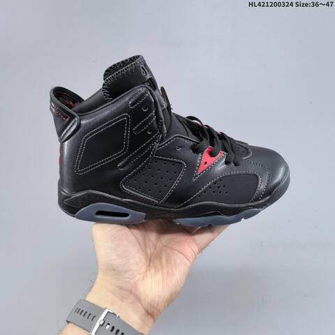 Air Jordan 6 Retro Infrared White AIR JORDAN 6 Aj6 Lifestyle (BS-66444)