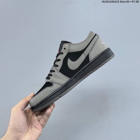 Air Jordan 1 Low Olive Grey AIR JORDAN 1 Aj1 1 Jordan Brand Lifestyle (BS-66841)
