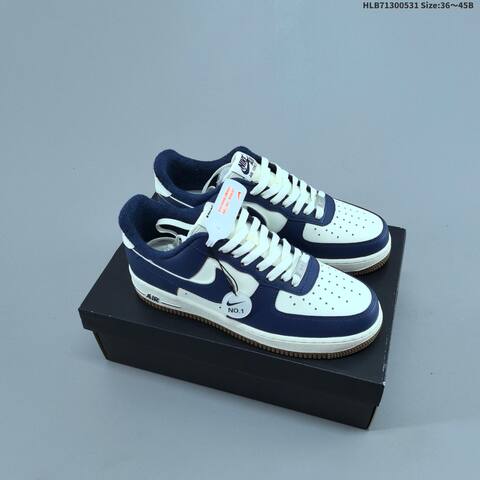 Nike Air Force 1 07 White Black Green Orange Purple Beige Brown EU 36-45 Sneaker - Unisex (BS-60047)