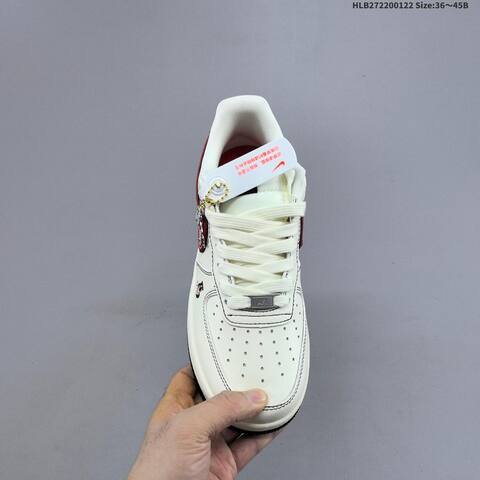 Nike Air Force 1 07 Low Off White Red Black EU 36-45 Sneaker - Unisex (BS-61819)