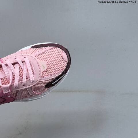 Nike V2K Run Light Pink Dark Pink Burgundy White Black EU 36-40 Running Shoe - Unisex (BS-60418)