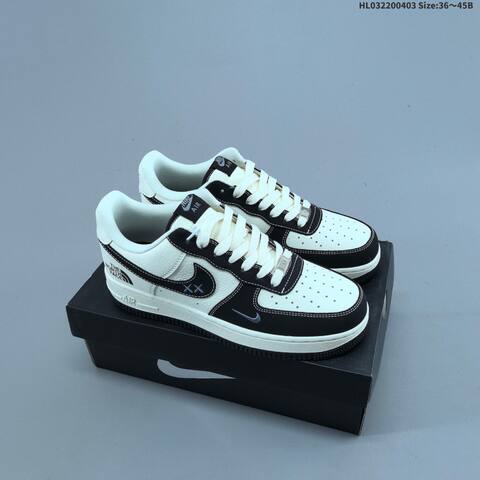Nike Air Force 1 07 Low Off White Dark Green Grey Black EU 36-45 Sneaker - Unisex (BS-60964)
