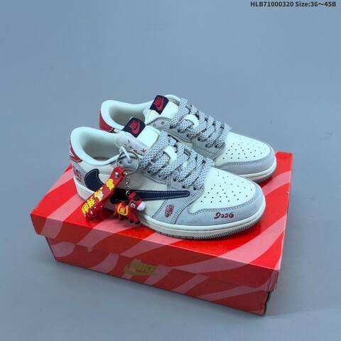 Nike Air Jordan 1 x Travis Scott AIR JORDAN DIY Lifestyle (BS-66488)