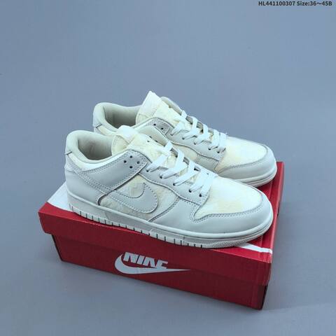 Nike SB Dunk Low Pro Light Beige Off White Cream EU 36-45 Skate Shoe - Unisex (BS-61445)