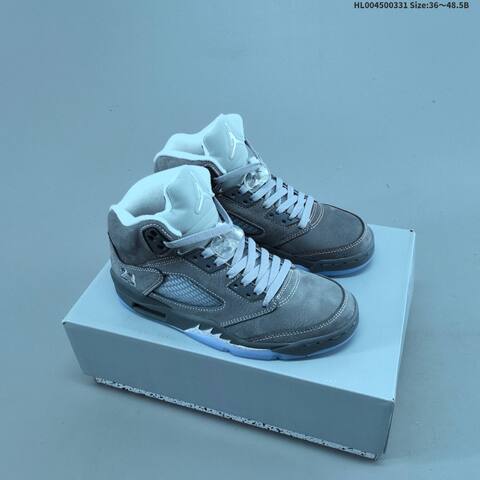 Air Jordan 5 Retro Wolf Grey Replica AIR JORDAN 5 Aj5 Lifestyle (BS-66389)