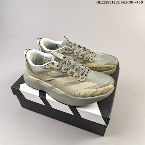 Adidas Adizero Pro Evo SL ATR Olive Beige White Navy EU 36-45 Trail Shoe - Unisex (BS-65372)