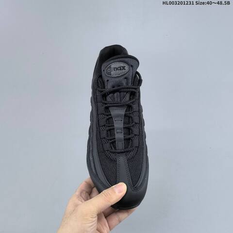 Nike Air Max 95 Big Bubble Triple Black EU 40-48 5 Running Shoe - Men's (BS-62300)