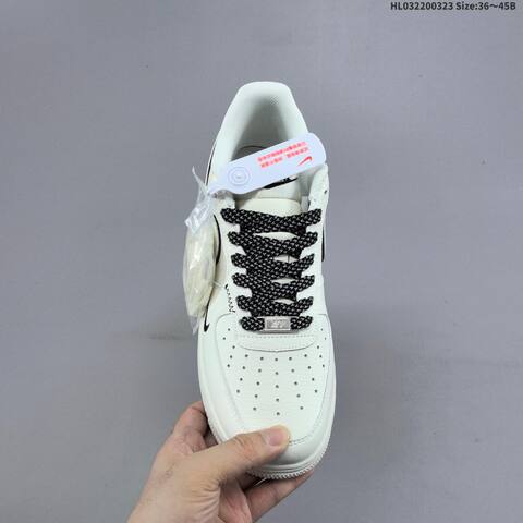 Nike Air Force 1 07 LV8 CS5288-082 Off White Black EU 36-45 Sneaker - Unisex (BS-61160)