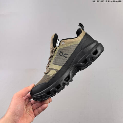 On Running Cloudrock Low WP Olive Black EU 36-45 Trail Shoe Trail Running Sneakers - Unisex (BS-69738)