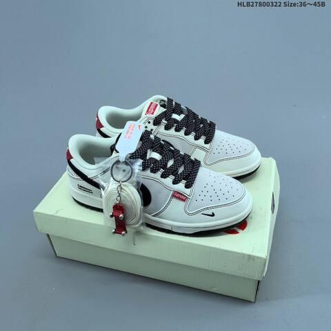 Nike Dunk SB Low Off White Light Gray Black EU 36-45 Skate Shoe - Unisex (BS-61197)