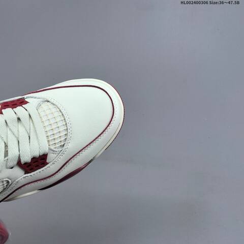 Air Jordan 4 Retro Sierra Red WMNS AIR JORDAN 4 Aj4 Lifestyle (BS-66617)