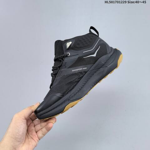 HOKA Transport Hike GTX Black Gum EU 40-45 Trail Shoe Trail Running Sneakers - Men's (BS-69416)