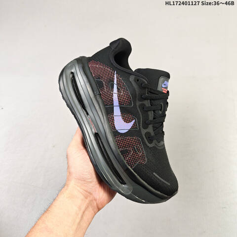 Nike Vomero Premium ReactX Air Zoom Black Purple Red Blue EU 36-46 Running Shoe - Unisex (BS-63023)