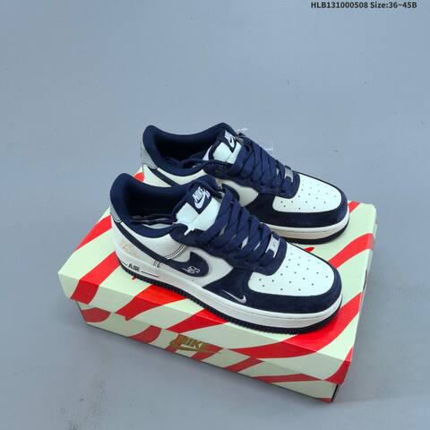 Nike Air Force 1 07 LV8 Beige Black Red White EU 36-45 Sneaker - Unisex (BS-60461)