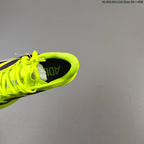 Adidas Adizero Evo SL Neon Yellow Dark Purple Silver EU 36-45 Running Shoe - Unisex (BS-65476)