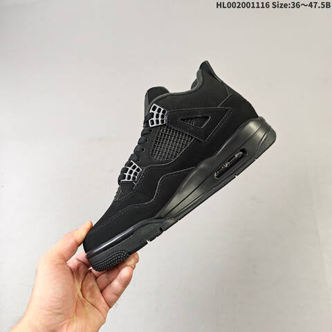 Air Jordan 4 Retro Black Cat AIR JORDAN 4 Aj4 Lifestyle (BS-67794)