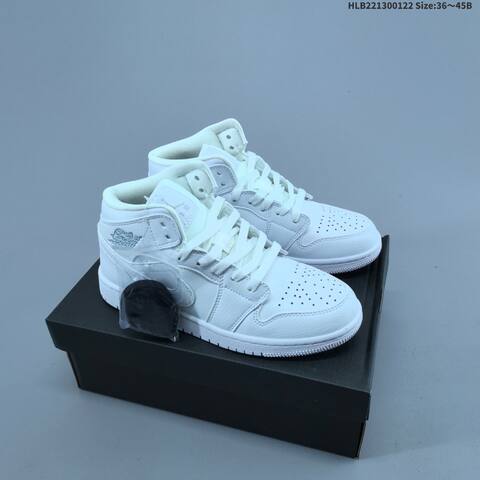 NIKE Air Jordan 1 Retro Mid AIR JORDAN 852842 007 36 36 5 37 5 38 Lifestyle - Women's (BS-66873)