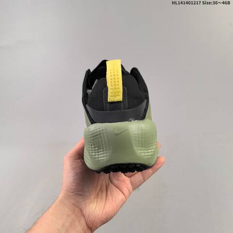 Nike Ava Rover Black Olive Green Cream Yellow EU 36-46 Running Shoe - Unisex (BS-62616)