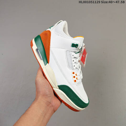 Solefly x Air Jordan 3 Retro AIR JORDAN 3 Aj3 3 Solefly Jordan B Lifestyle (BS-67617)