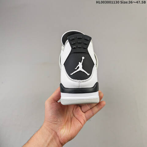 Air Jordan 4 Retro Military Black AIR JORDAN 4 Aj4 Lifestyle (BS-67600)