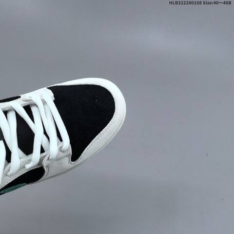 Nike SB Dunk Low Pro White Black Green Gum EU 40-46 Skate Shoe - Men's (BS-62134)