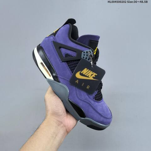 Air Jordan 4 Retro OG Imperial Purple Replica AIR JORDAN 4 Aj4 Lifestyle (BS-66724)