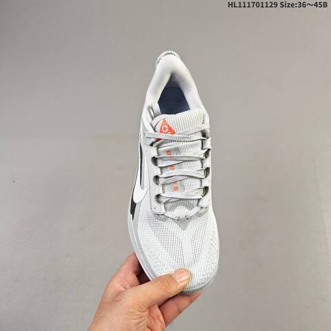 Nike REACTX PEGASUS TRAIL 6 White Grey Black Orange EU 36-45 Trail Shoe - Unisex (BS-62958)