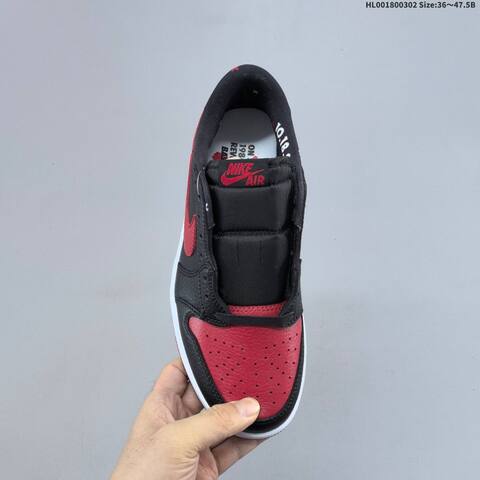Air Jordan 1 Low OG Banned X AIR JORDAN 1 Aj1 1 Jordya Lifestyle (BS-66631)