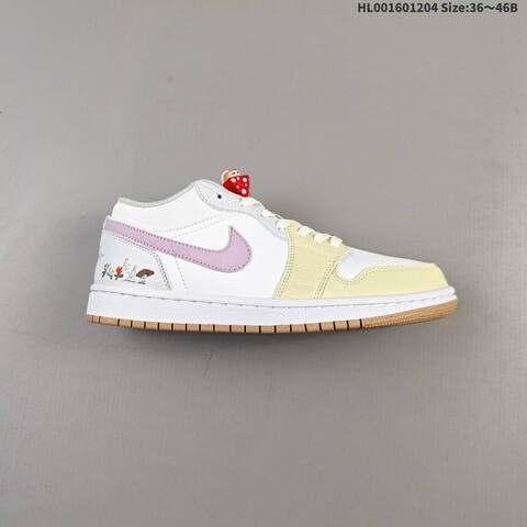 Air Jordan 1 Low Mushroom AIR JORDAN 1 Aj1 Lifestyle (BS-67538)