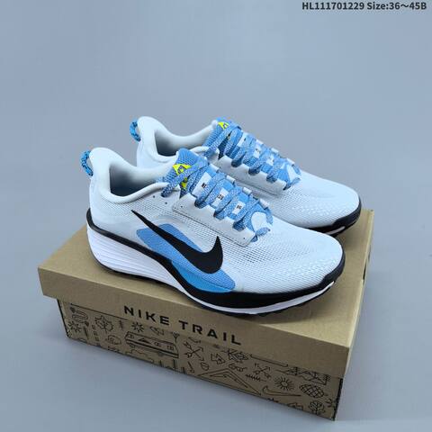 Nike ACG Zegama Trail 6 White Blue Black Yellow EU 36-45 Trail Shoe - Unisex (BS-62339)