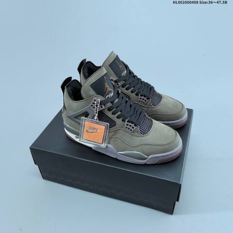 A Ma Maniere x Air Jordan 4 Retro SP Dark Mocha AMM x AIR JORDAN AJ4 Lifestyle (BS-66297)