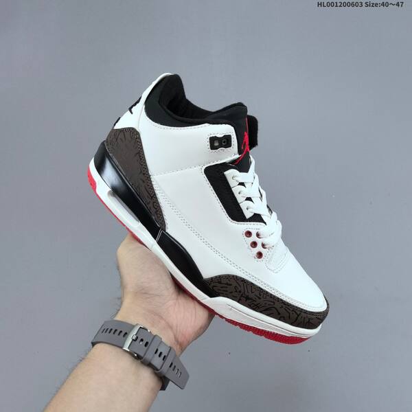 Jordan Air Jordan 3 white/black/cement grey/red EU 40-47 basketball