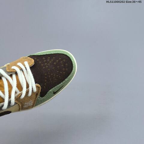 Zion Williamson x Air Jordan 1 Retro Low OG Voodoo AIR JORDAN 1 Aj1 Lifestyle (BS-66727)