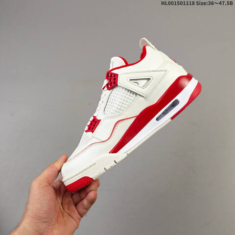 Air Jordan 4 Retro Sierra Red WMNS AIR JORDAN 4 Aj4 Lifestyle (BS-67782)
