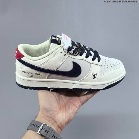 Nike Dunk SB Low Beige Grey Iridescent Black EU 36-45 Skate Shoe - Unisex (BS-60160)