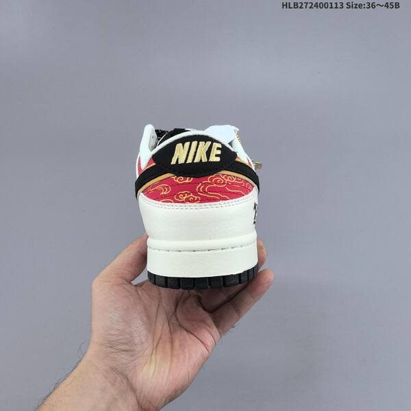 Nike Dunk SB Low white red black gold EU 36-45 skate shoe