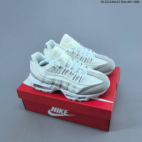 Nike Air Max 95 White Green Red Black EU 40-46 Running Shoe - Men's (BS-61810)