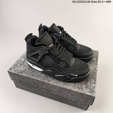 PK Air Jordan Retro Olive Canvas FB9927-200 AJ4 4 Lifestyle (BS-67672)