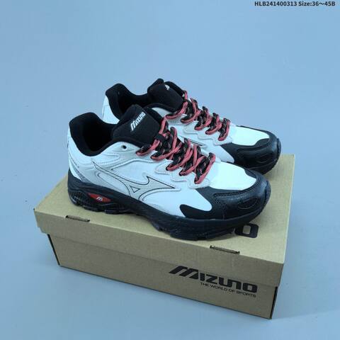 Mizuno Wave Rider Grey Black Purple EU 36-45 Running Shoe Running Sneakers - Unisex BS-69848
