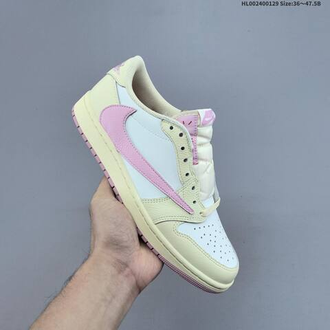 Travis Scott x Air Jordan 1 Low OG SP Sky Pink AIR JORDAN 1 Aj1 Lifestyle (BS-66769)