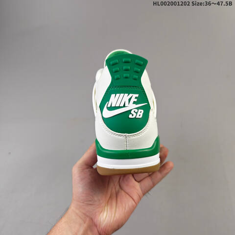 Nike SB x Air Jordan 4 Retro Pine Green AIR JORDAN 4 Aj4 4 Ai Lifestyle (BS-67570)