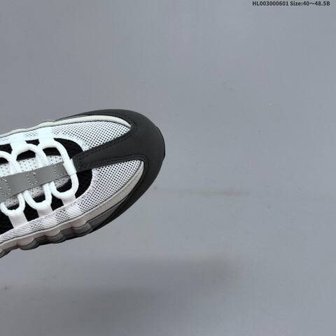 Nike Air Max 95 White Light Grey Dark Grey Black EU 40-48 5 Running Shoe - Men's (BS-60023)