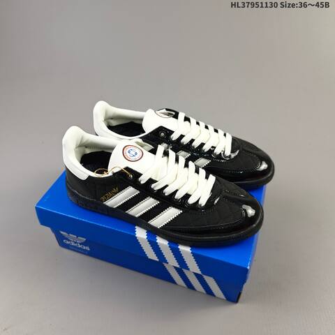 Adidas Handball Spezial Black Dark Grey Brown White Gum EU 36-45 Skate Shoe - Unisex (BS-65395)